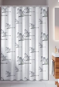 Resim Tropikhome Duş Perdesi Seti, 12 Adet C Halka Hediyeli Banyo Perdesi-banyo Duş Perdeleri-banyo Aksesuarları 