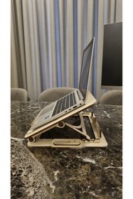 Resim FC Tasarım Ahşap Laptop Stand 15-18 Inch 