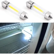 Resim Suofeng 12v Dc Led Soğutucu Ampulü 41mm - Karavan Kampçı Buzdolabı Aydınlatması 6000k Beyaz Işık 1w 130 Lm 360 Aydınlatma 2'li Paket 