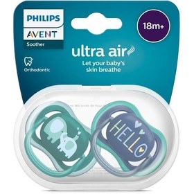 Resim Philips Avent Ultra Air Emzik +18 Ay 2li Erkek Scf349/18 Çok Renkli 