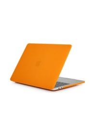 Resim Arabulalaca Apple Uyumlu MacBook Pro 13.3'' A 1502 - A 1425 Kılıf Mat Doku Hardcase Kapak Turuncu 