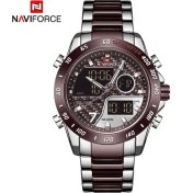 Resim Hanyang Scece Navıforce Lüks Marka Erkek Kol Saati Askeri Dijital Spor Saatler Adam Için Çelik Kayış Kuvars Saat Erkek Relogio Masculino (Yurt Dışından) 