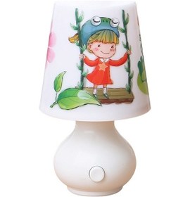 Resim Sones Fişli Fincan Şeklinde Gece Lambası Kız Yatak Odası Başucu Loş Lamba, Uzaktan Kumandalı, Cn Fiş, Stil: Sarı Şeyleri Düşün Çok Renkli 