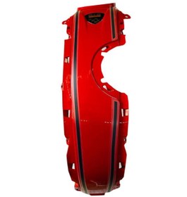 Resim TVS Apache Rtr 200 E5 Benzin Deposu Orta Grenaj Kırmızı Siyah Etiketli Orijinal 