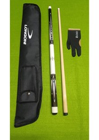 Resim Bilardo Istaka Çantası Seti Bilardo Istakası Universal Istaka Beyaz 