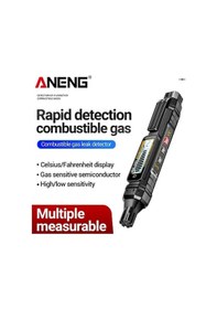 Resim Jialan Aneng Yanıcı Gaz Kaçak Dedektörü 50 1000ppm Ses Alarmı A 