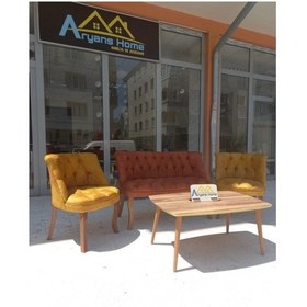 Resim Ofisi, Balkon, Salon Ve Mutfak Koltuk Takımı - Çay Seti Koltuk Takımı Desenli 