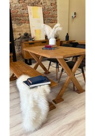 Resim Ntconcept Vitra Ahşap Ayaklı Bench 180cm 