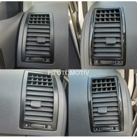 Resim Volkswagen Polo 2001 / 2009 Parlak Siyah Full Set Kaplama / Torpido Konsol Maun Kaplama 