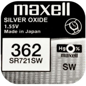 Resim Maxell 362 SR721SW Hafıza Saat Pili 10'lu 