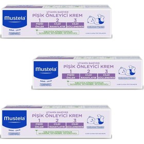 Resim Mustela Vitamin Barrier 1-2-3 Pişik Kremi 50 ml 3 ADET 