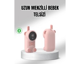 Resim Narnuga Uzun Menzilli Bebek Telsizi 1-3 Km Çekim 22 Kanal LCD Ekran Vox Şarjlı 
