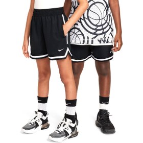 Resim Nike Dri-Fit Dna 24 5" Çocuk Siyah Günlük Stil Şort FZ5240-010 