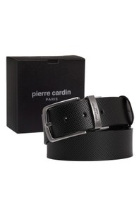 Resim Pierre Cardin Çift Yönlü Deri Erkek Kemer En 4 Cm Pc4099 Siyah 