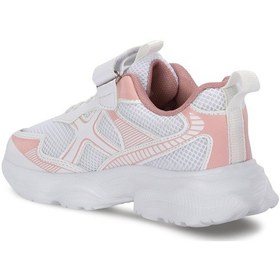Resim Slazenger Fast Track I Kız Çocuk Cırt Cırtlı Beyaz / Pembe Günlük Spor Ayakkabısı Beyaz - Pembe 