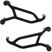 Resim GP Kompozit Bajaj Pulsar NS 200 2011-2021 Uyumlu Motor Koruma Demiri Siyah 