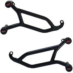 Resim GP Kompozit Bajaj Pulsar NS 200 2011-2021 Uyumlu Motor Koruma Demiri Siyah 