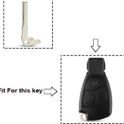 Resim Xiyu Shop Model 4 Stili Dandkey Yedek Akıllı Anahtar Boş Mercedes Benz A E S G Clk Slk ml Sınıfı W220 Akıllı Krom Kesilmemiş Anahtar Bıçak Ekle (Yurt Dışından) 