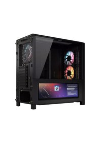 Resim Corsaır Frame 4000d Lcd Rs Argb Fanlı Lcd Ekranlı Mid-tower Cc-9011326-ww Bilgisayar Kasası 