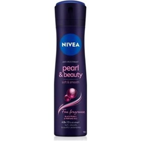 Resim Nivea Pearl & Beauty Fine Fragrance Black Kadın Deodorant 150ml 