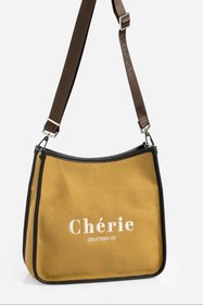Resim Postman Canvas mustard - D 