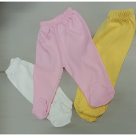 Resim özdemirli bebe Patikli Alt Pijama Ayaklı 3 Lü Paket 