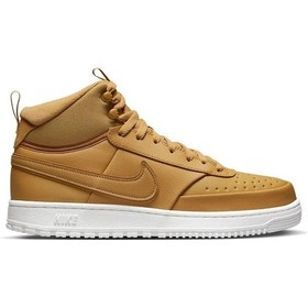 Resim Nike Court Vision Mid Wntr Erkek Sarı Sneaker Ayakkabı Dr7882700 Kahverengi 