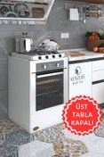 Resim Kenzlife Ankastre Modülü Kabini Neon Byz Fırın Ocak Dolabı Sabit Tabla 