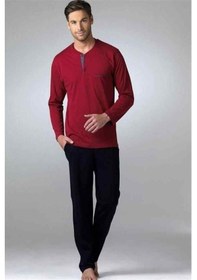 Resim Pierre Cardin 5454 Erkek Penye Pijama Takımı 001 
