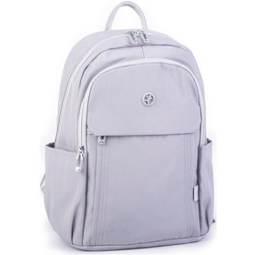 Resim Nas Bag Unisex Su Geçirmez Çok Gözlü Extra Hafif Sportif Sırt Çantası Gri 