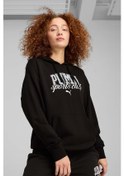Resim Puma Class Hoodie Tr Siyah Kadın Sweatshirt Siyah 