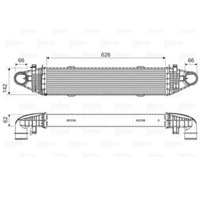 Resim Mercedes C180 W204 Turbo Radyatoru 2008-2012 Valeo 818617 