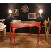 Resim Wooding 120 cm Tek Çekmeceli Masif Çalışma Masası 