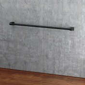 Resim Tekno-tel Teknotel Krom Askı Borusu Mat Siyah MG202 60 cm 