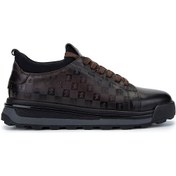 Resim Tamer Tanca Erkek Hakiki Deri Kahverengi Sneakers & Spor Ayakkabı 1118 096 Erk Ayk Y25 Kahve Bsk Kahverengi 