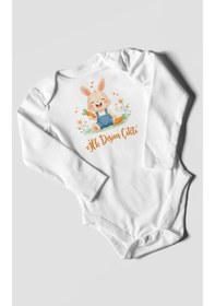 Resim Morivokids İlk Dişim Çıktı Uzun Kollu Çıtçıtlı Bebek Body Zbn119-uk Beyaz 