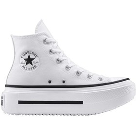 Resim A12976c-k Converse Chuck Taylor All Star Lıft Double Stack Kadın Spor Ayakkabı Beyaz A12976c-k Beyaz 