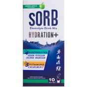 Resim SORB - Electrolyte Drink Mix - Elektrolit, Vitamin ve Mineral Yeşil Elmalı 10 Saşe 