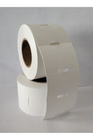 Resim DEHABARKOD 38x50 TERMAL KARTON RAF ETİKETİ ORTADAN DELİKLİ 10 ADET RULO 