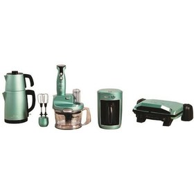 Resim Tefal Aurora Kutulu Çeyiz Seti Yeşil Set 