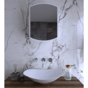 Resim Rivomo Beyaz Dekoratif Banyo Dolabı Üst Modülü 