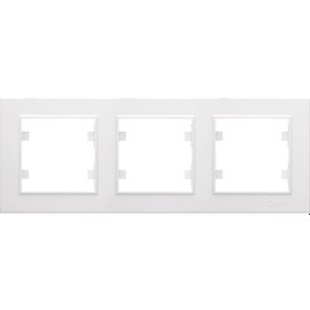 Resim Karea Beyaz Üçlü Çerçeve 