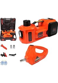 Resim Elektrikli Araba Kriko Kiti 5 Ton 12v Hidrolik Kriko Seti 