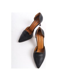 Resim Mubiano Hakiki Deri Collection Kadın Topuklu Stiletto & Ayakkabı Siyah -mcalm132-s Siyah 