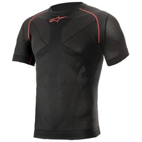 Resim Alpinestars Ride Tech V2 Yazlık Üst İçlik Siyah / Kırmızı 