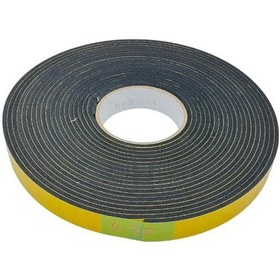 Resim Contacall Endüstriyel Epdm Kauçuk Çift Taraflı Yapışkan Bantlı Yalıtım Süngeri 4mmx25 Mm 10 Metre 