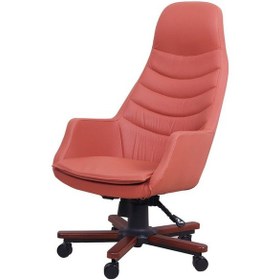 Resim Breda Ahşap Taba Deri Makam Koltuğu Tununcu 