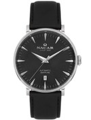Resim Nacar SAFİR CAM KLASİK SİYAH ERKEK KOL SAATİ NC34-29B640-ABL1 