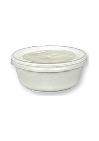 Resim 30 Adet 250cc Kapaklı Beyaz Köpük Kase 