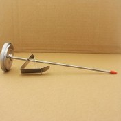 Resim Klipli, Analog Mutfak Sıcaklık Göstergesi, Barbekü Izgara ve Tava İçin Metal Pişirme Termometresi, Pil Gerektirmeyen 1 Adet Paslanmaz Çelik Fırın Termometresi - Şeker/Yağ Kızartma Termometresi 